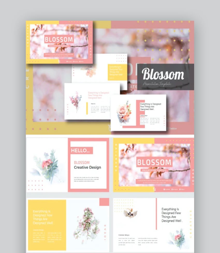 25 Free Flower PowerPoint PPT Templates to Download for 2022